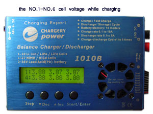 cell voltage being monitored
